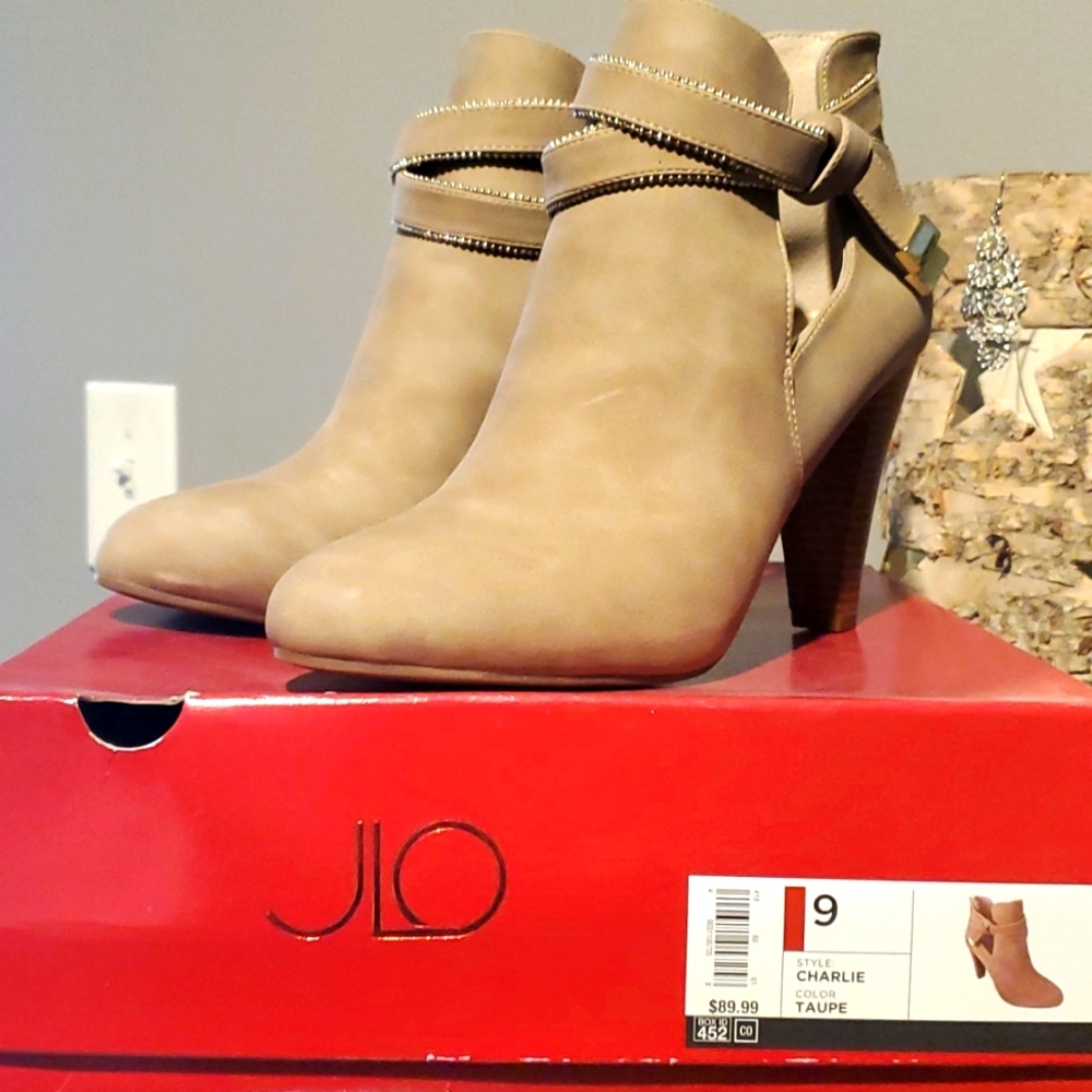 Brand new JLo heel ankle boots